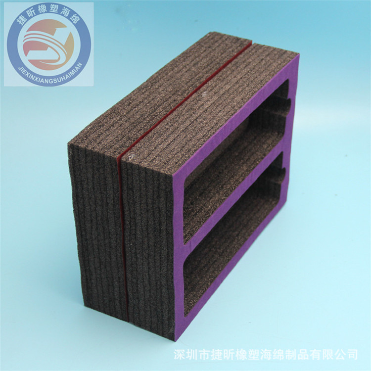 厂家直销EPE珍珠棉植绒内衬包装 防静电珍珠棉 防震珍珠棉内托