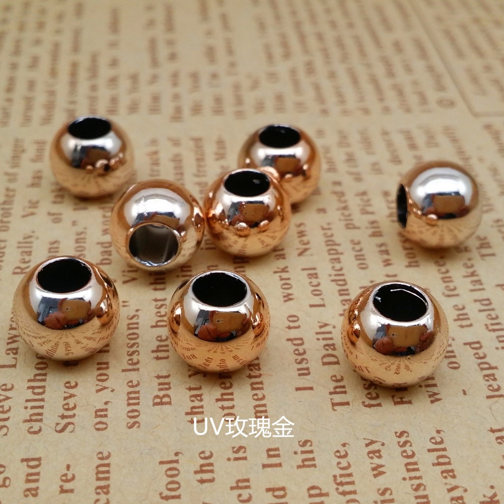 大孔圆珠UV玫瑰金_副本