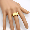 Fashionable ring stainless steel, European style