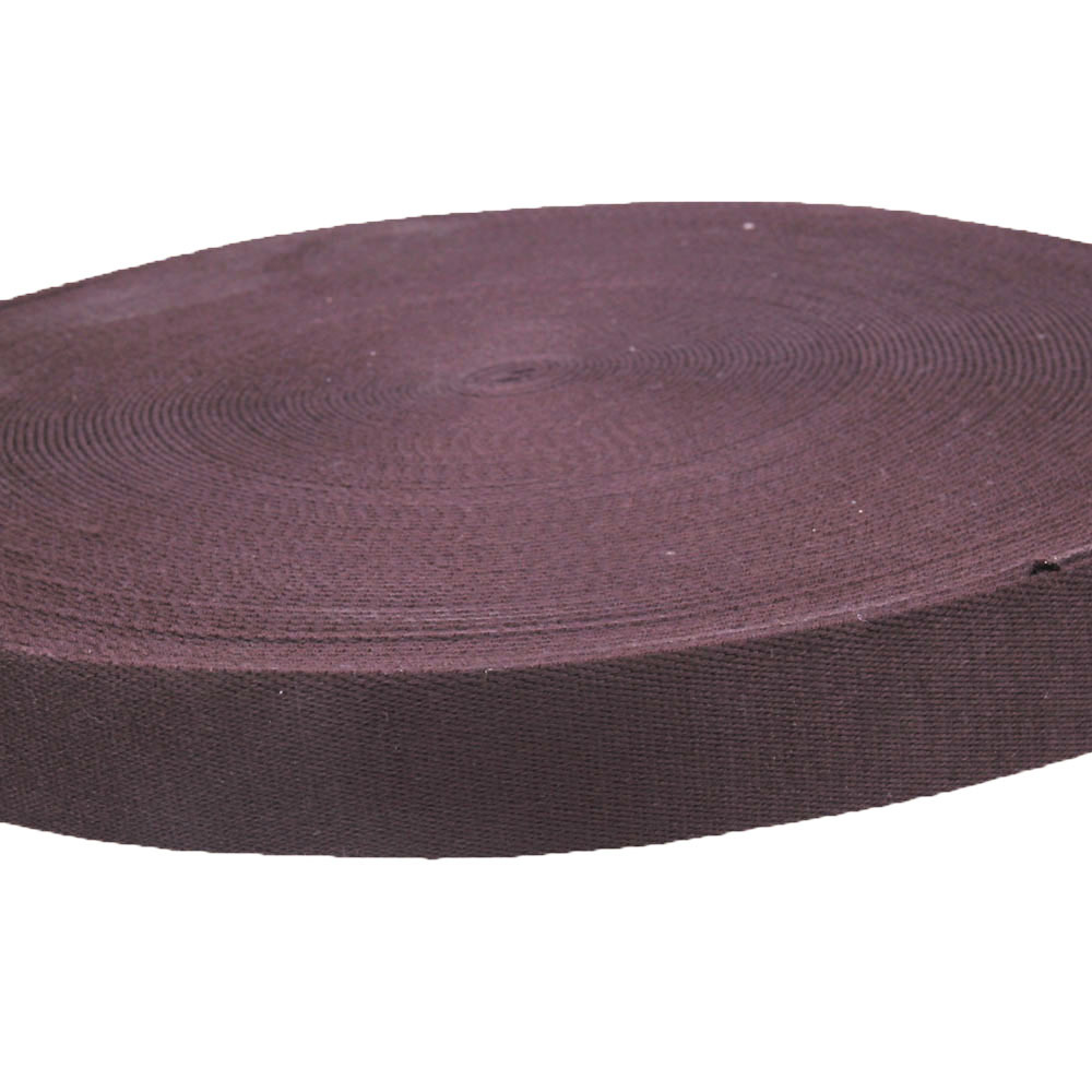 福安供应 35mm 斜纹啡色涤棉织带3.5cm仿棉手提带 肩带