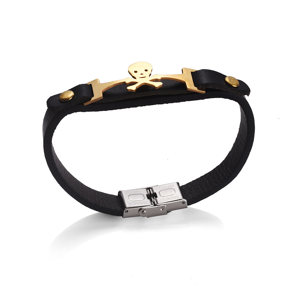 Fashion Skull Men's Bracelets display picture 3