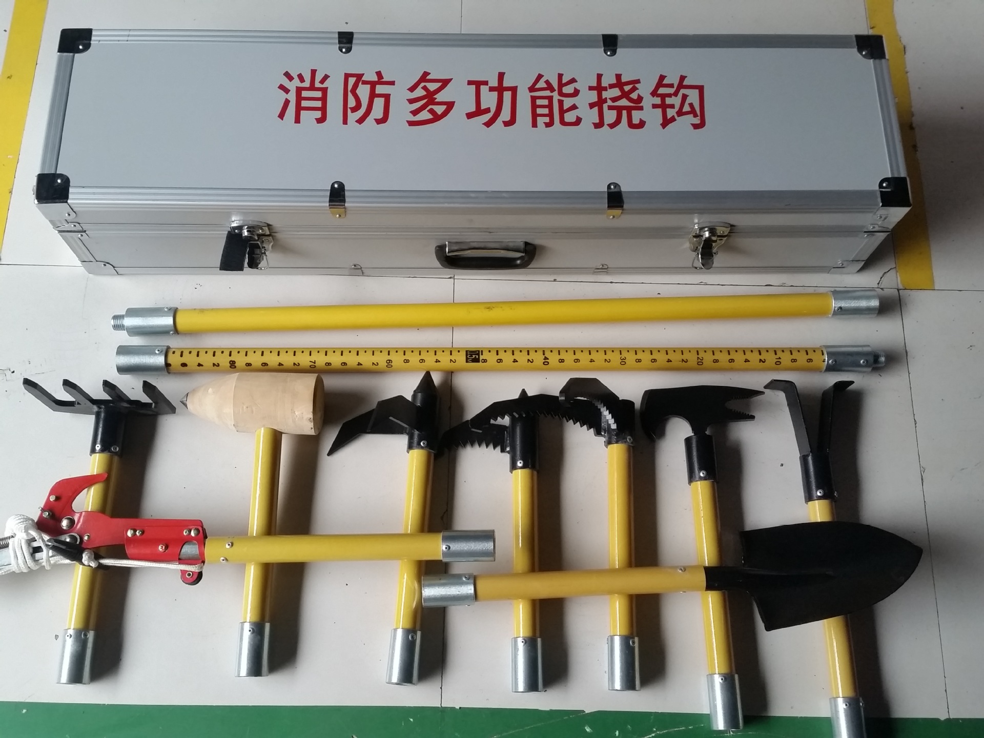 消防挠钩消防多功能挠钩破拆工具组救援工具组消防队专用消防挠钩|ru