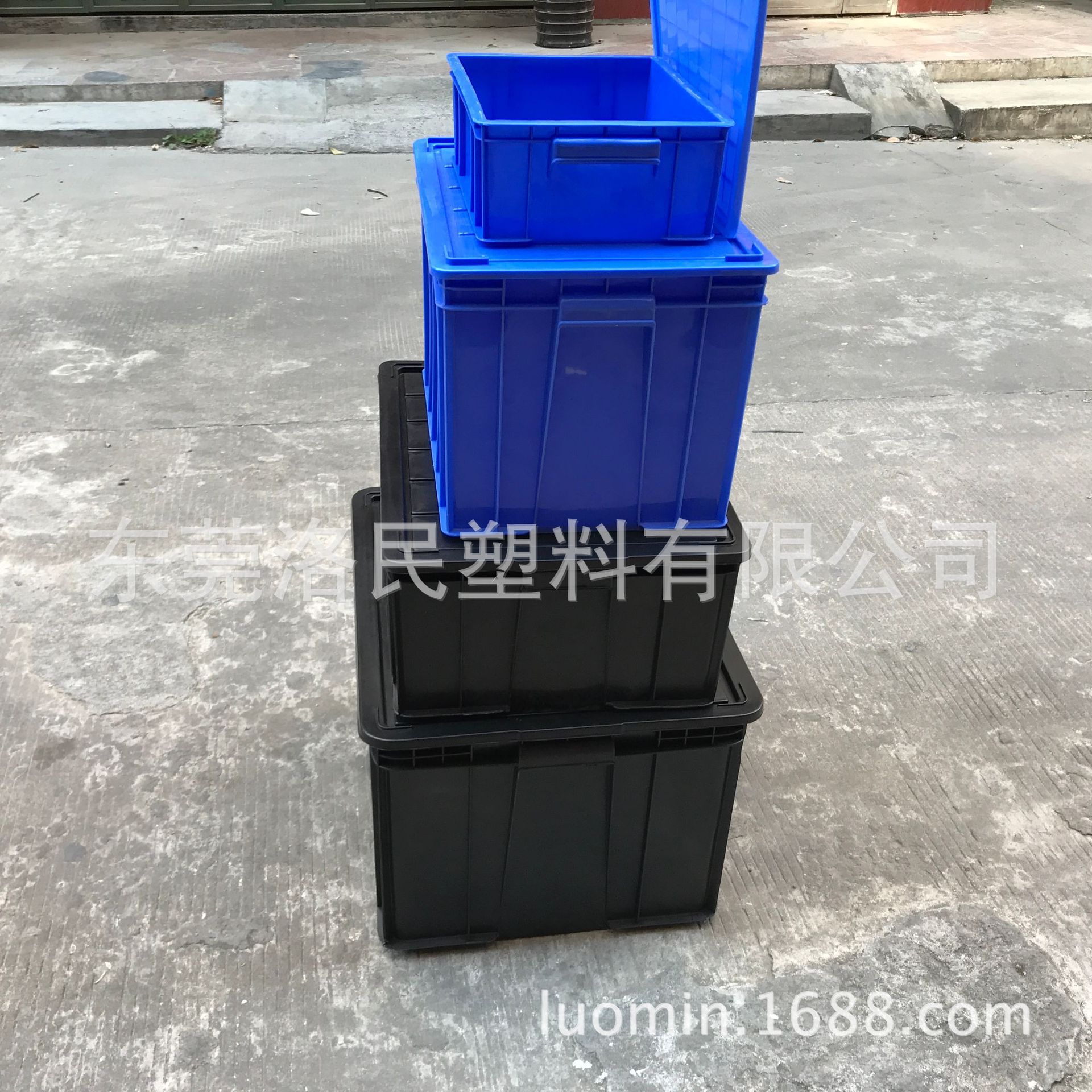 防静电周转箱 带盖防静电塑料箱600*500*400 ESD防静电盒子防静电