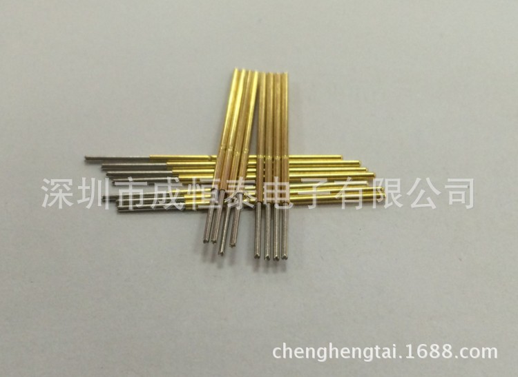 1.3弹簧测试针 PL75-Q1 直上四爪头镀镍 PCB板探针 质量保证