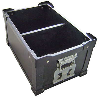 无锡名科供应高品质塑料中空板折叠周转箱 pp围板箱厂家直供