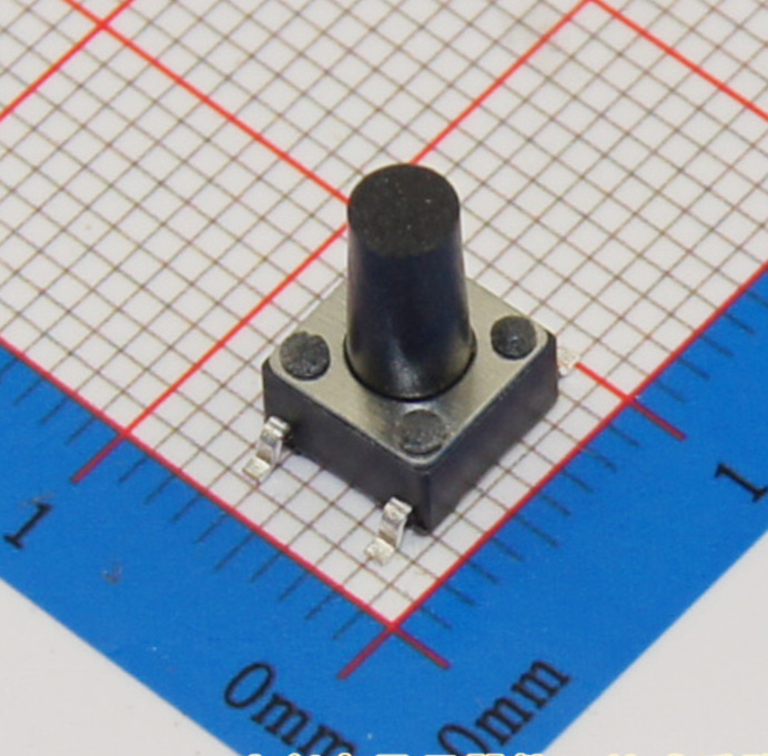 轻触开关 6X6X10MM 6*6*10 SMD 贴片4脚 微动开关 按键开关 编带