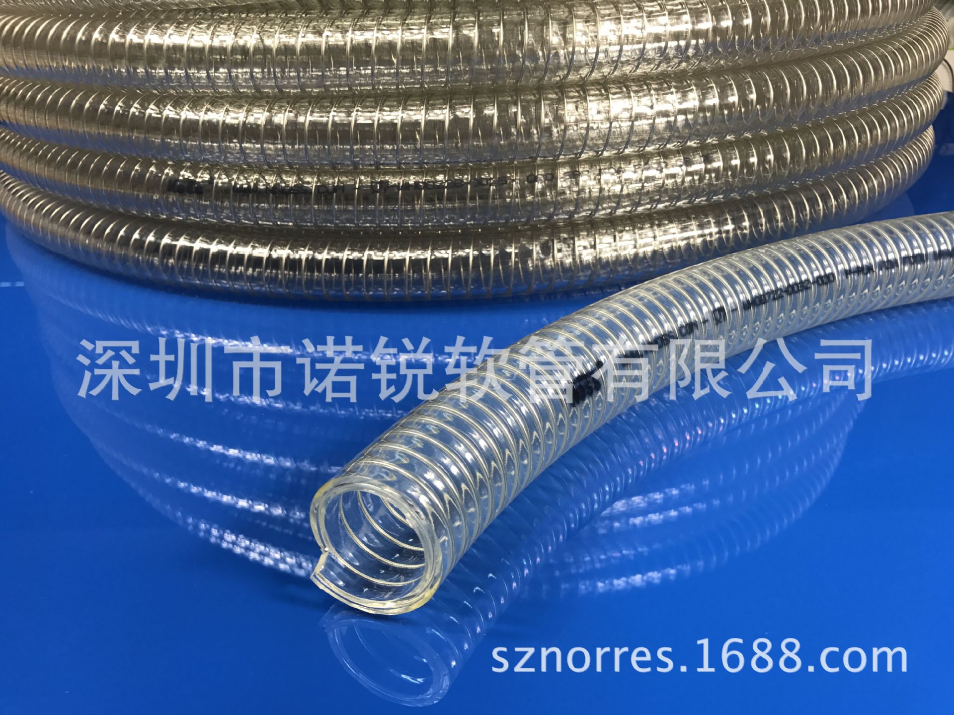 TPE透明钢丝软管 耐腐蚀透明钢丝软管 耐酸碱透明钢丝软管-阿里巴巴
