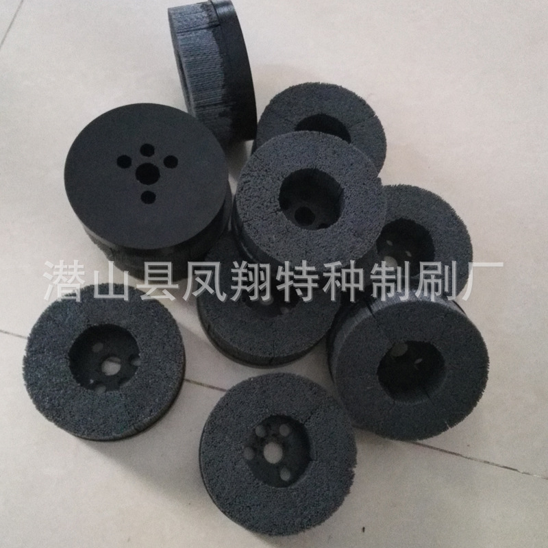 厂家销售研磨胶注刷 抛光打磨圆盘刷胶注一体研磨刷规格齐全