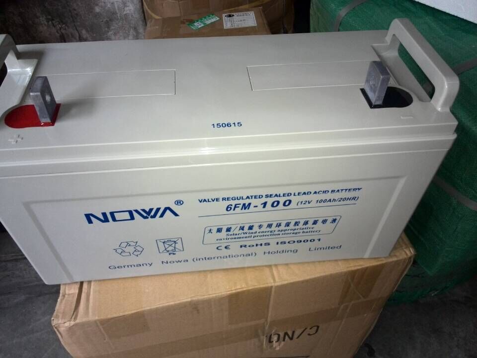 诺华6GFM100 12V100AH太阳能电池高分子微囊胶体蓄电池10年寿命