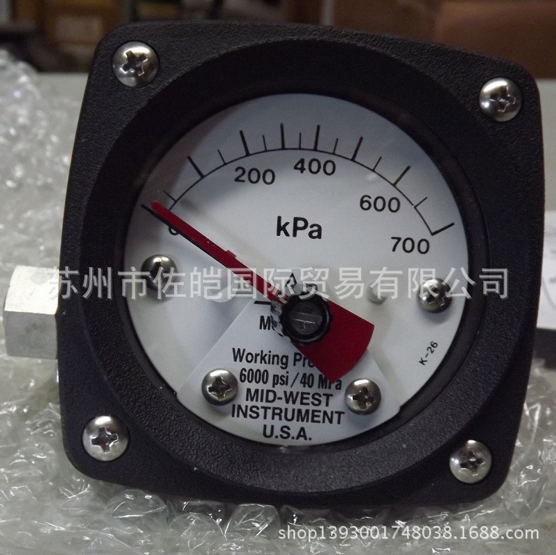 Mid-West Instrument品牌压力表 120SA-00-MO型号原装表