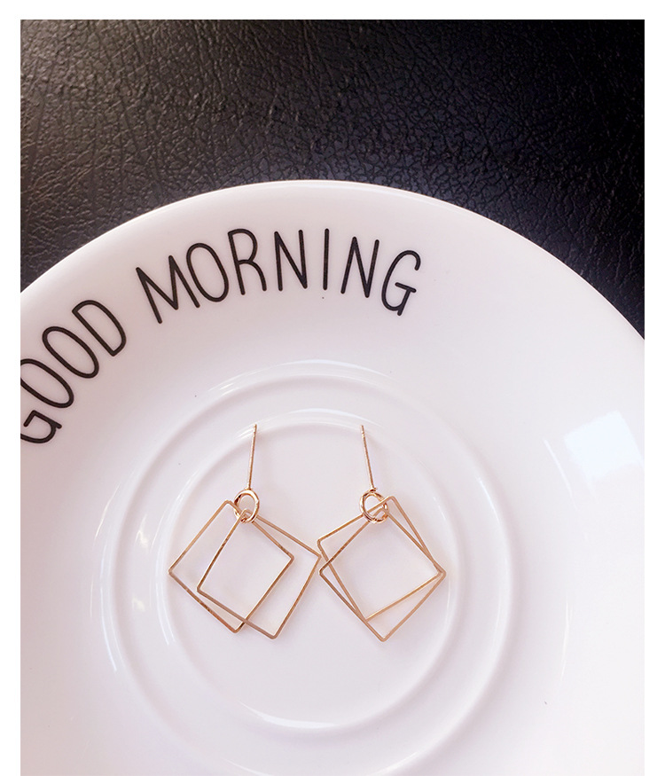 Trendy Geometric Ear Studs