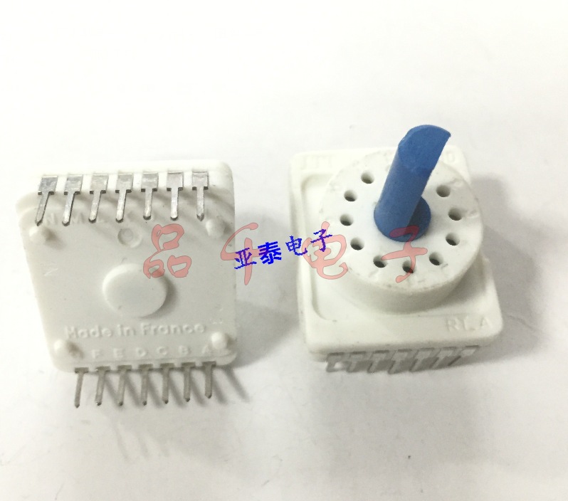 ITT美国16档位旋转编码开关RTA30 旋转拨动开关12档位14脚轴长14