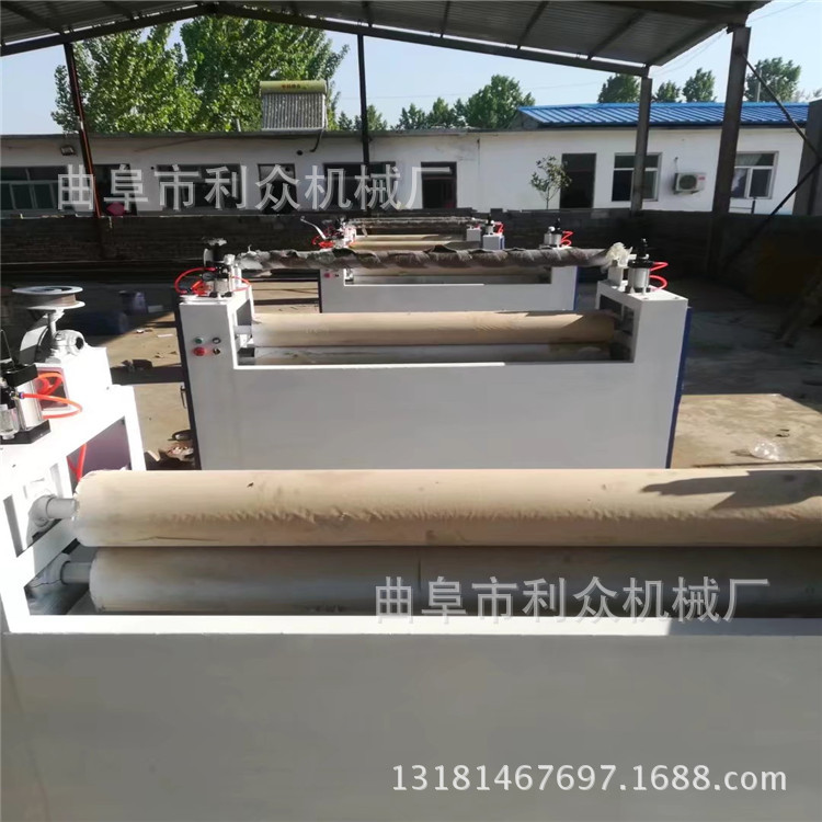 白山 木工单双面涂胶机 单双面滚胶机