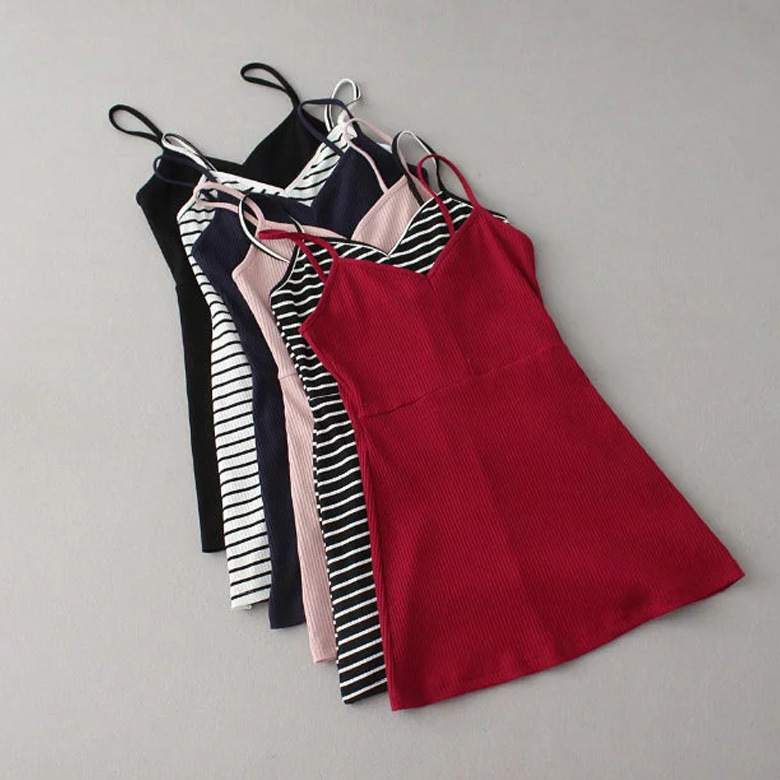 速卖通女装2017夏装新款欧美风时尚性感V领吊