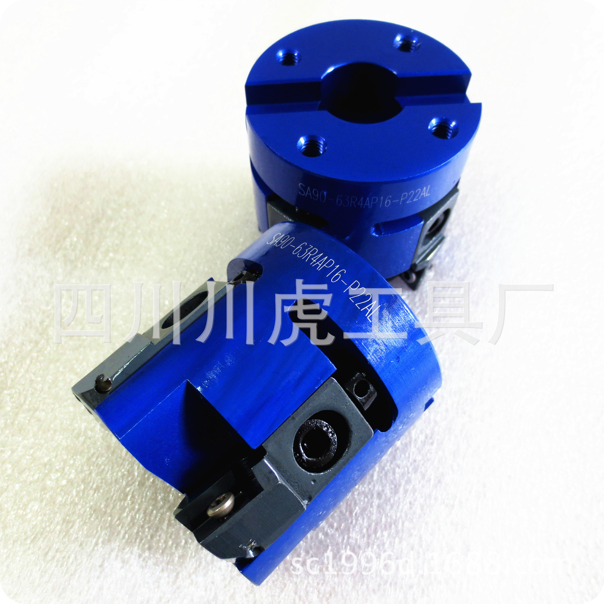 63铝合金面铣刀/APKT刀片铝合金刀盘：SA90-63R4AP16-P22AL