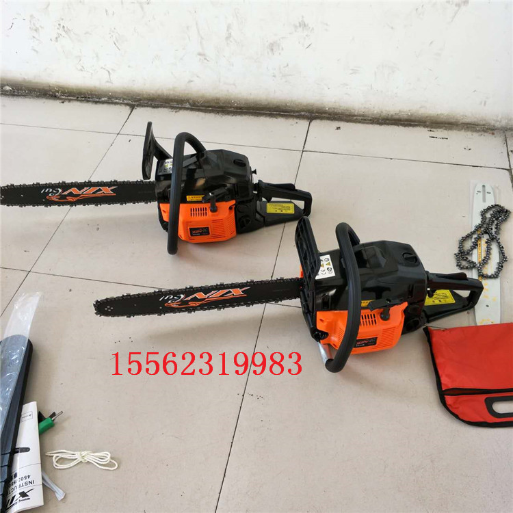 易启动电锯砍树锯 伐木园林锯油锯机 小型手提式油锯图片