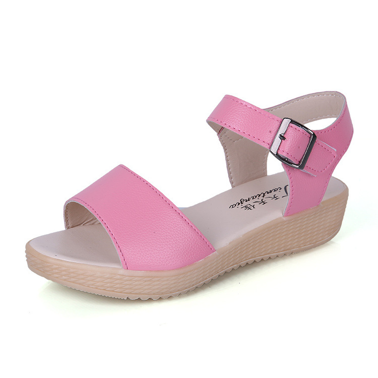 Chaussure été femme en PU artificiel - Ref 3433601 Image 8