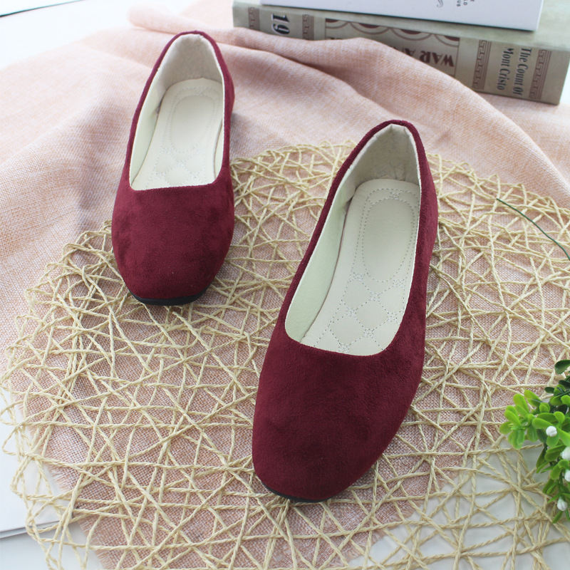 Women's Elegant Solid Color Square Toe Casual Shoes display picture 3