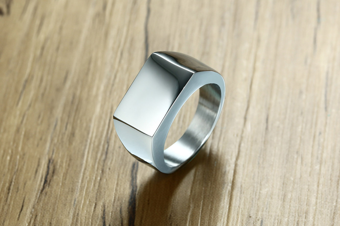 Simple Style Geometric Stainless Steel Rings Stainless Steel Rings display picture 1