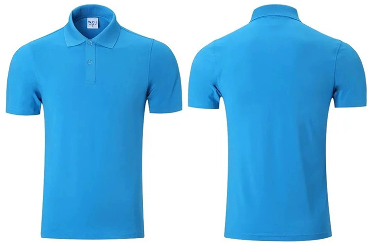 Cotton polo for work, with short sleeve, custom-made