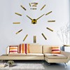 Over -size creative DIY hanging clock watch living room modern personality art acrylic hanging clock