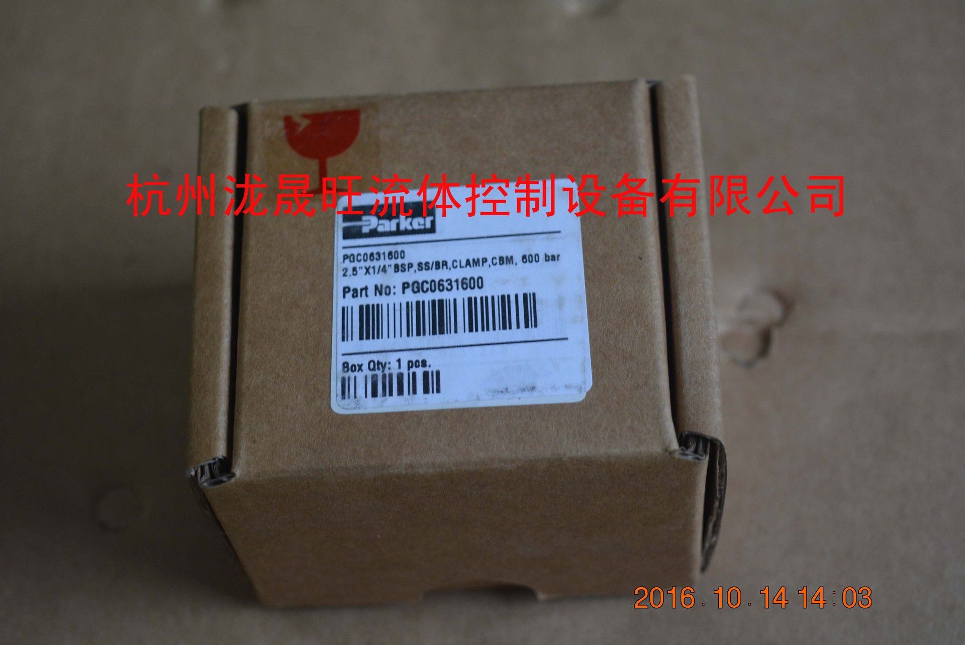 特价供应派克PARKER耐震压力表PGC.0631.600