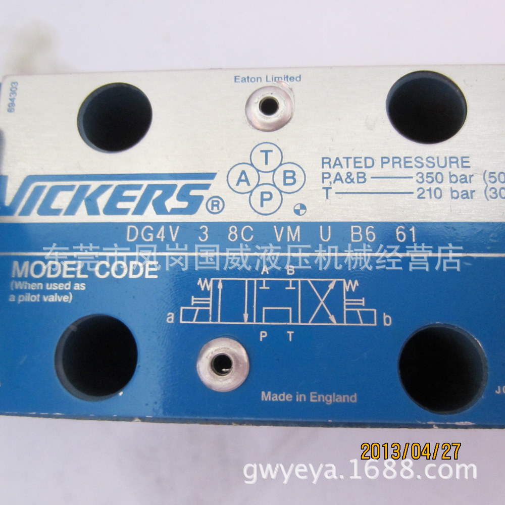 ������������ʿVICKERSҺѹ��ŷ�DG4V-3-8C-M-U-B6Һѹ�� ����