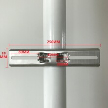 监控支架防水箱 防水箱抱箍加强支架 抱杆支架 配电箱支架不锈钢