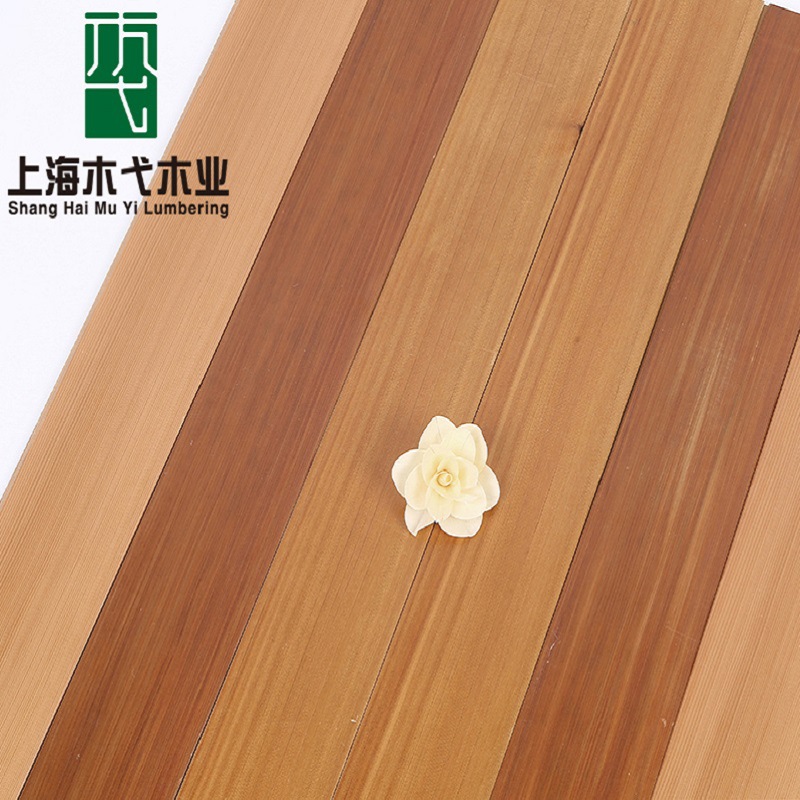 红雪松扣板免漆无结疤桑拿板 汗蒸高端木板 吊顶墙板厂家批发|ms