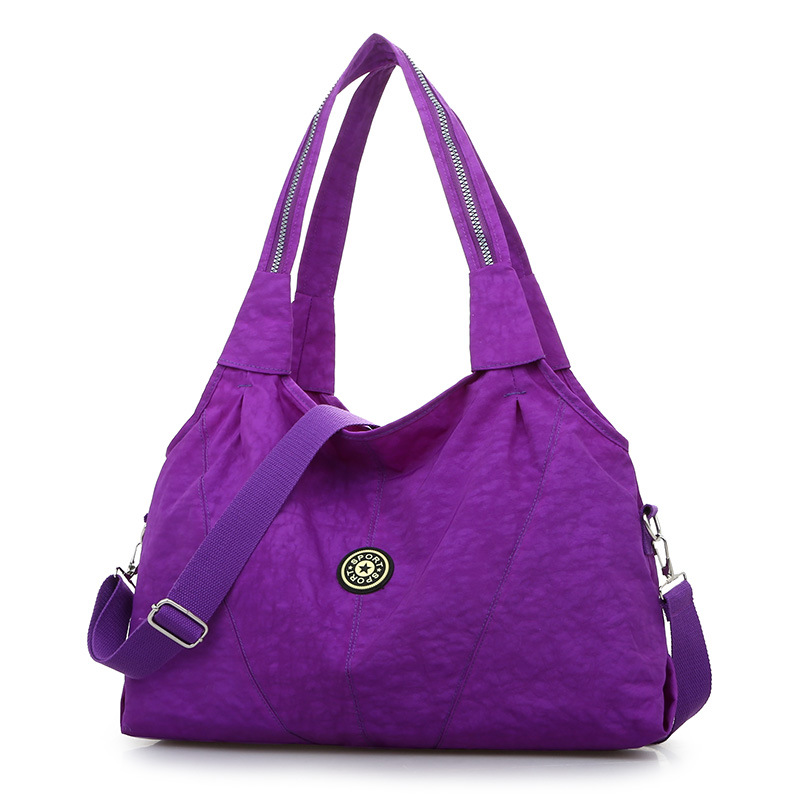 批发2019新款防水轻便尼龙休闲妈咪大包购物女士单肩手提包热销