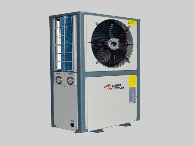 欧麦朗侧吹风空气能热泵机组 商用空气能热水器 工业热泵