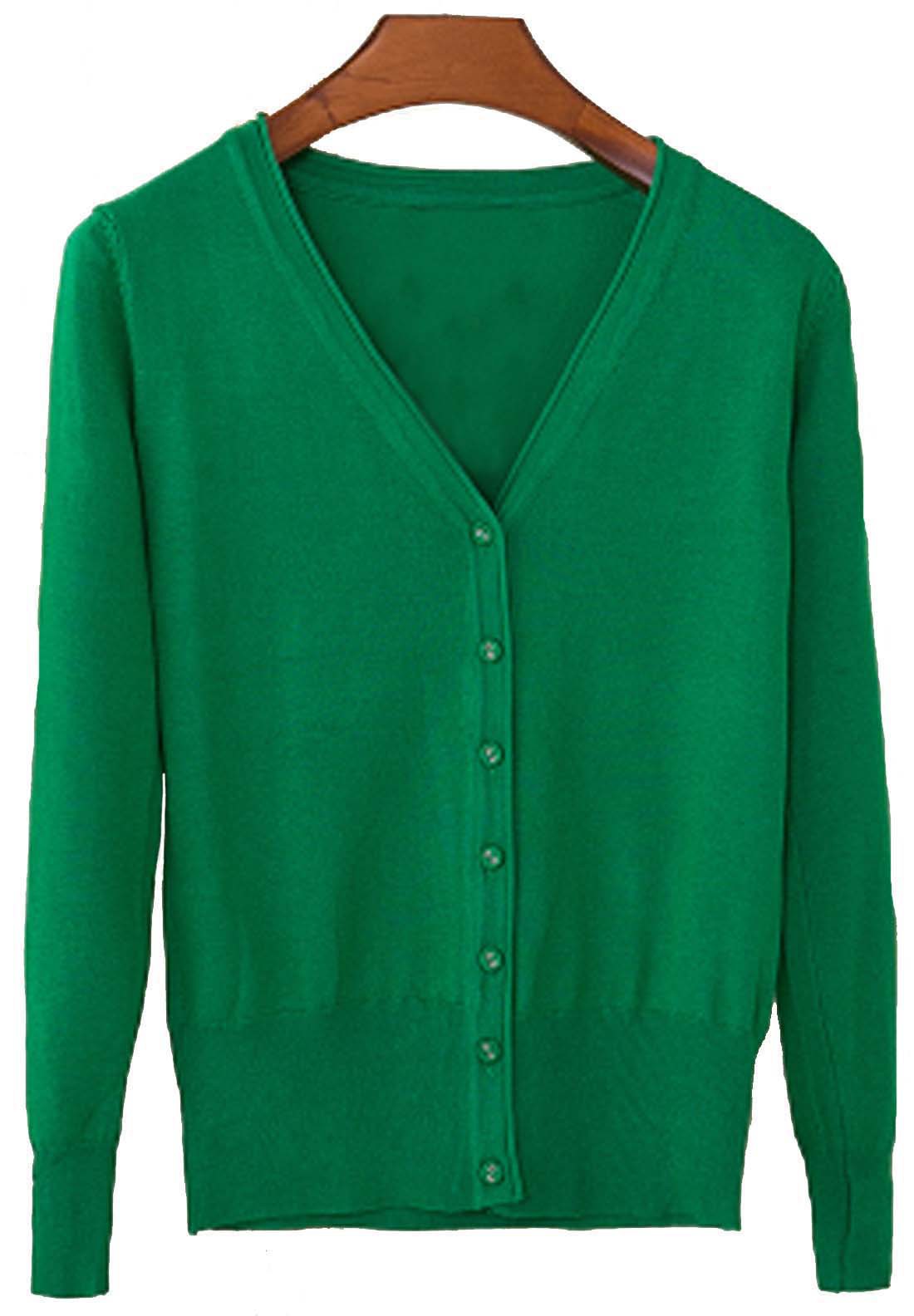 春夏秋 薄手 Vネック 日焼け止 冷房対策 毛玉 (26)