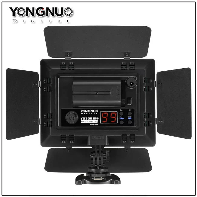 Свет светодиодный YONGNUO YN300III третьего поколения для фотографии, свет для камеры, подсветка, 3200-5600K двойной цветовой температуры