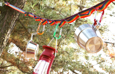 戶外實用快挂 D型快挂 優質丟不了登山扣 挂扣 燈鈎 餐扣4號扣