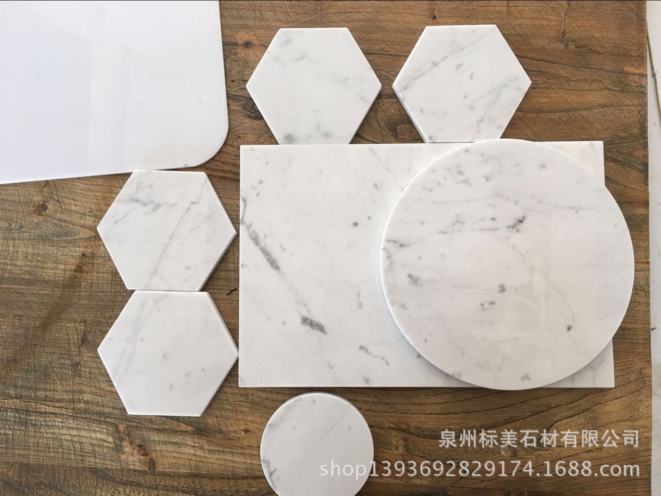 北歐天然大理石杯墊 ins簡約隔熱墊藝術創意珠寶首飾靜物拍攝桌面