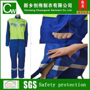Fire Retardant Custom Tooling Workwear All Cotton Retardant Oil Field Welding Workwear