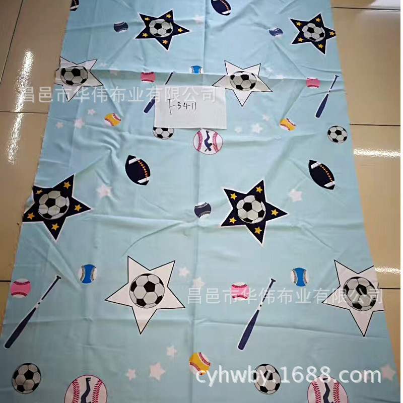 全涤磨毛布  水洗棉 夏凉被用水洗棉面料  染色 印花