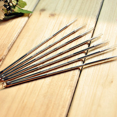 Double-ended stainless steel acne needle, acne needle, acne needle, black-head needle, acne needle, acne needle (single pack)