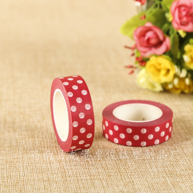 现货卡通彩色胶带 小diy相册装饰无痕胶带 手账日记冰箱贴纸胶布