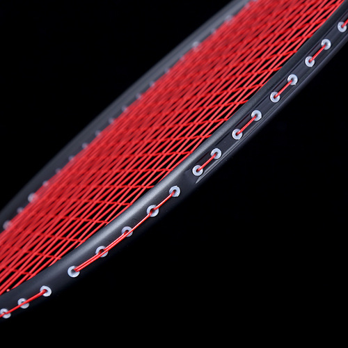 Manufacturer wholesale full carbon badminton racket single racket high pound offensive training racket carbon fiber ultra-light small black racket