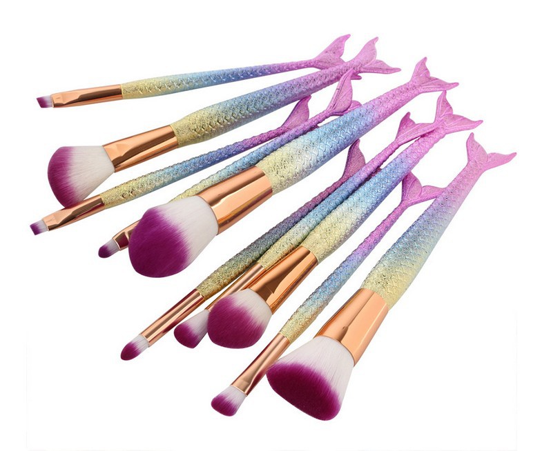 Mermaid Makeup Brush Set Image 7
