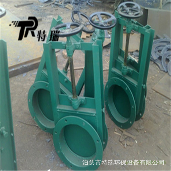 手动插板阀500500方口闸阀不锈钢插板门气动闸阀电动执行器闸板阀