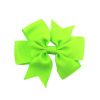 Accessory, children's hairgrip with bow, European style, 40 colors