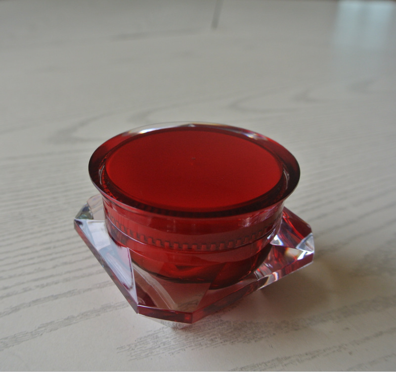 厂家供应 亚克力钻石瓶 膏霜瓶 分装瓶 面霜瓶 试用装瓶 定制