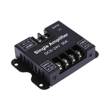 升级版led单色灯带信号放大器12v30A智能照明灯光灯条灯具控制器