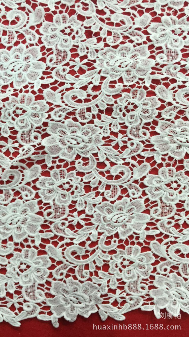 牛奶丝门幅花边 牛奶丝满幅条码 服装辅料 蕾丝花边 批发厂家直销