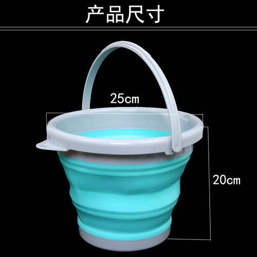 Manufacturer wholesale EVA folding bucket, live fish bucket, car wash bucket