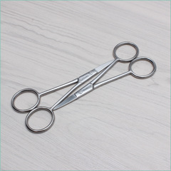 Stainless steel beauty scissors, eyebrow trimming scissors, pointed scissors, double eyelid scissors, straight scissors