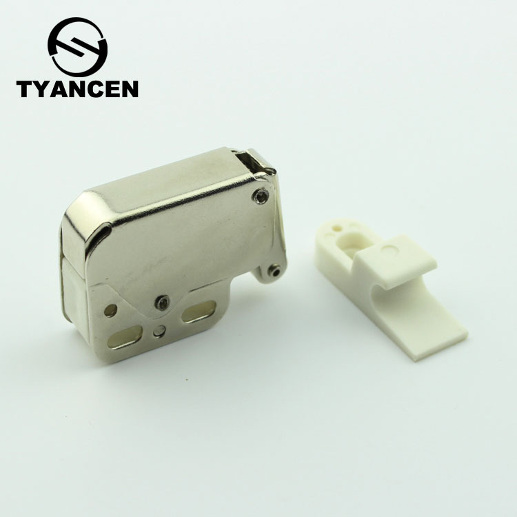 Puerta de gabinete Taiyanchen cerradura de Nariz de elefante/gancho Dispositivo de rebote de bloqueo automático Puerta de gabinete táctil Puerta de succión pequeño mini gancho al por mayor