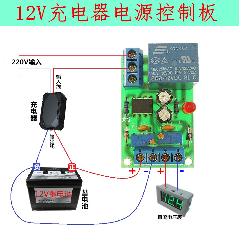 Panneau solaire - 12 V - batterie 5MAH-100AH mAh - Ref 3394653 Image 1